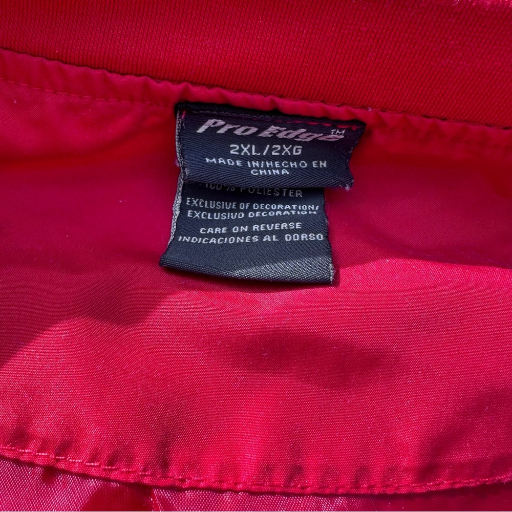 Nc State Wolfpack Red Polyester Pullover Size Xxl - image 8